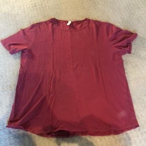 Frank & Oak 100% Cotton Red Tee